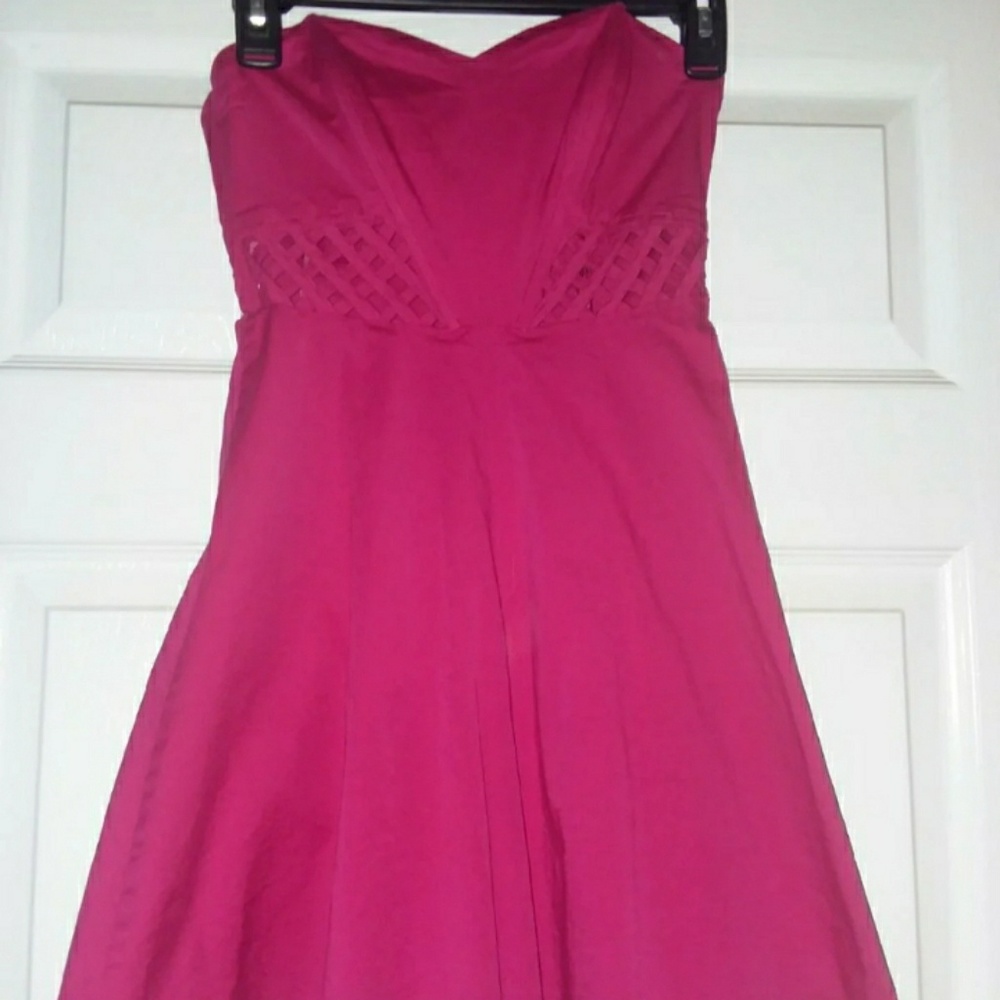 Strapless with cutouts dress